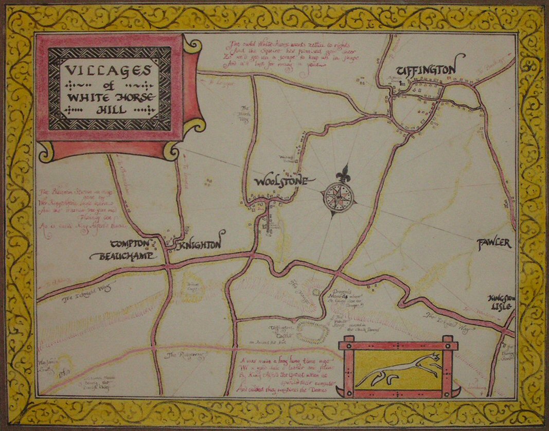 Map of Vale of White Horse